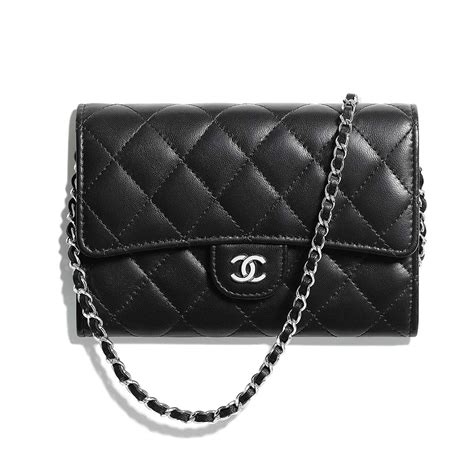 black chanel bag with mermaid chain|Clutches with Chain .